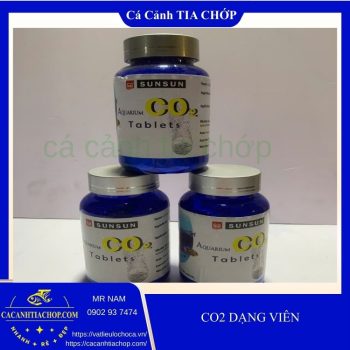VIÊN NÉN CO₂ SỦI SUNSUN – GIẢI PHÁP CO₂ TIỆN LỢI CHO HỒ THỦY SINH