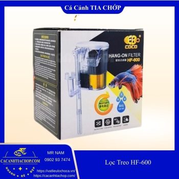 LỌC TREO HF-600 – GIẢI PHÁP LỌC GỌN GÀNG CHO HỒ 40CM TRỞ XUỐNG