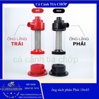 ống tách phân Phải 10x45 - inout 32, xã đáy 20 và ống tách phân trái 10x45 - inout 32, xã đáy 20