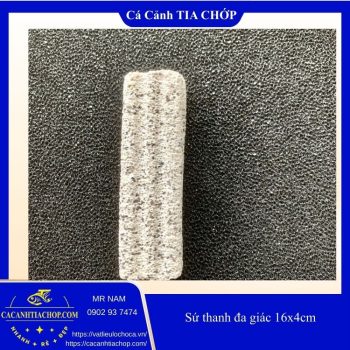 Sứ thanh đa giác kích thước 16×4cm – vật liệu lọc hiệu quả cho hồ cá cảnh