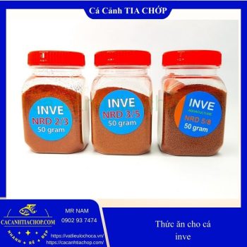 CÁM INVE (THÁI LAN) – THỨC ĂN CAO CẤP CHO CÁ CẢNH- THỨC ĂN CHO CÁ CẢNH INVE 5/8-3/5-2/3