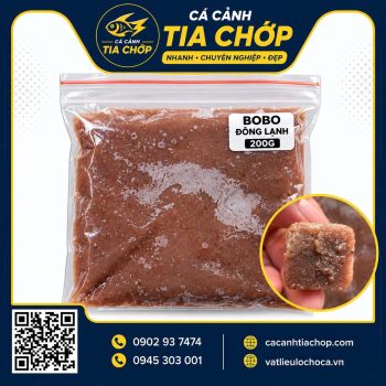 🦐 BOBO ĐÔNG LẠNH CHO CÁ CẢNH – TÚI ZIP 200G 🐟